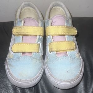 Pastel Color Vans Toddler Girls 8c